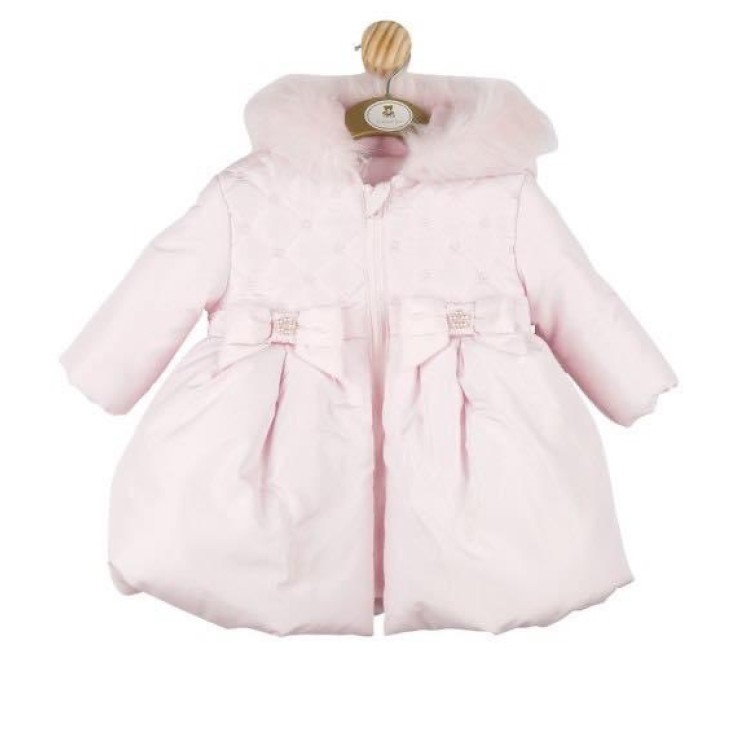 Mintini Pink Diamonte Coat. MB4459