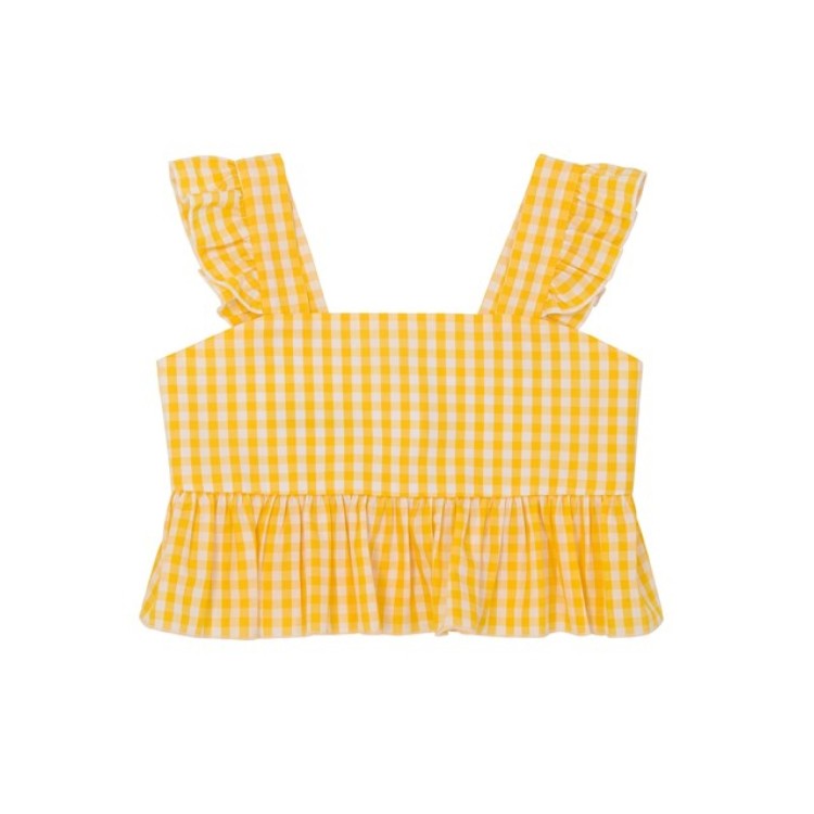 SS22 Balloon Chic Yellow Gingham Suit  526