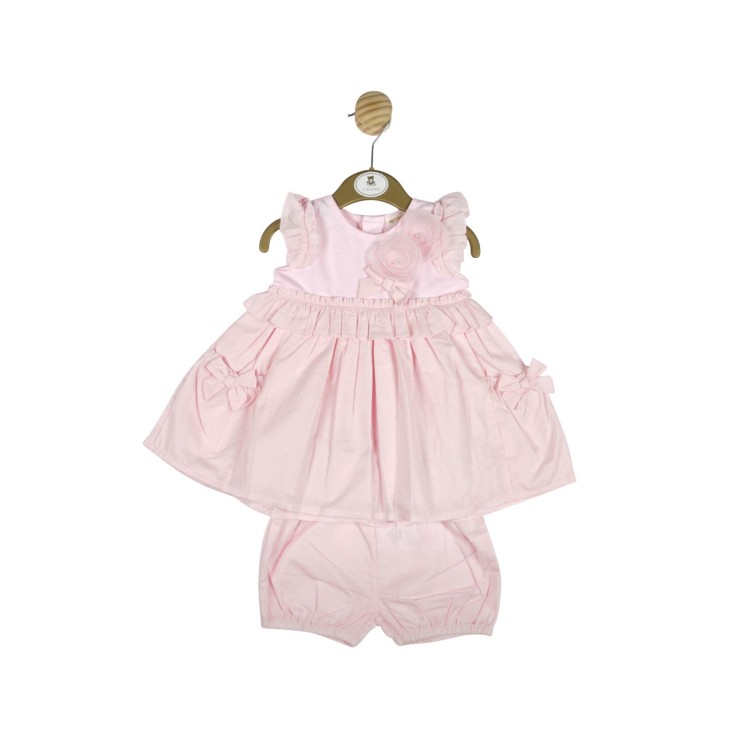SS22 Mintini Pink Dress and Bloomers 4773