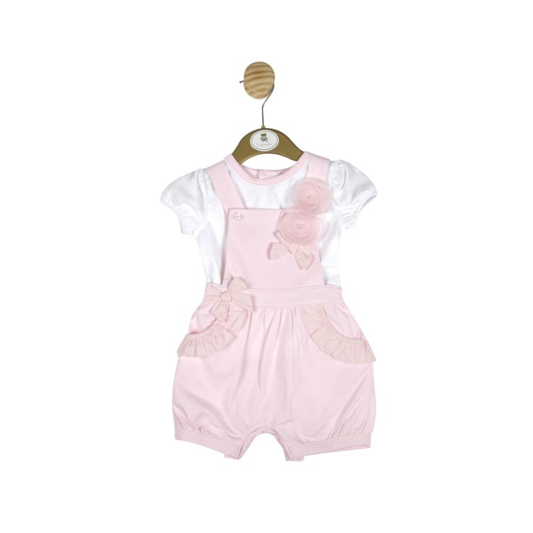 SS22 Mintini Pink Dungaree suit 4772